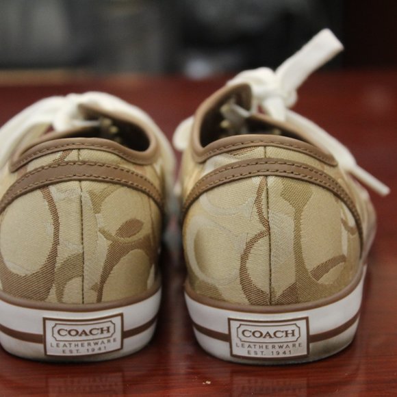 Coach Women's Shoes- Coach Canvas Logo - Picture 3 of 3